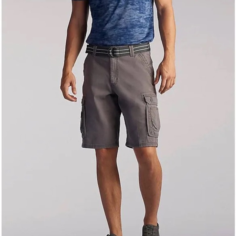 Men's Dungarees New Belted Wyoming Cargo Shorts VAPOR Size 38 - Picture 4 of 5
